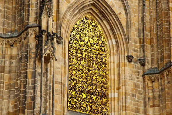 Prague 019 Metropolitan Cathedral Vitus Wenceslas Adalbert Roman Catholic Cathedral — Stock Photo, Image