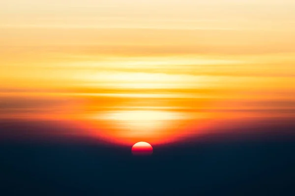 Восход Солнца Закат Солнца Облаком Облачный День — стоковое фото