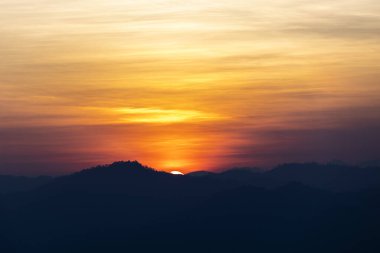 colorful dramatic sky with cloud at sunset.beautiful sky with clouds background
