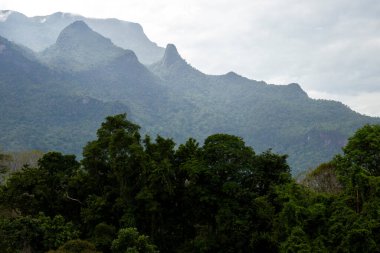 Doi Luang Chiang Dao Chiang Mai Tayland. Güzel gün doğumu