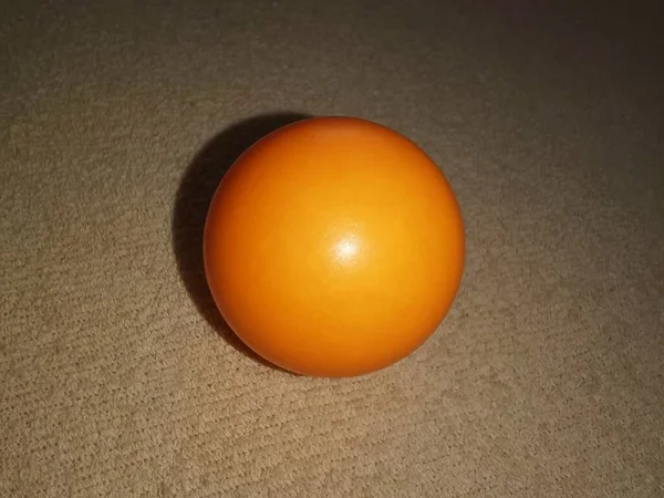 Jouet Pour Chien Chat Petit Ballon Orange Image — Photo