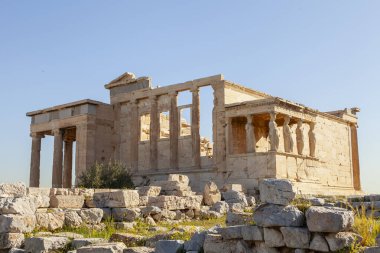 Yunan Erechtheion tapınağında, Atina Akropolü 'nde Tanrıça Athena' nın onuruna