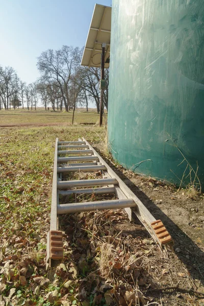 stock image ladder laying on the ground