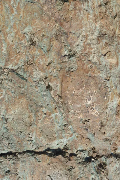 Brun Blå Granit Rock Yta — Stockfoto