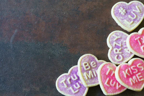 Valentines day heart cookies