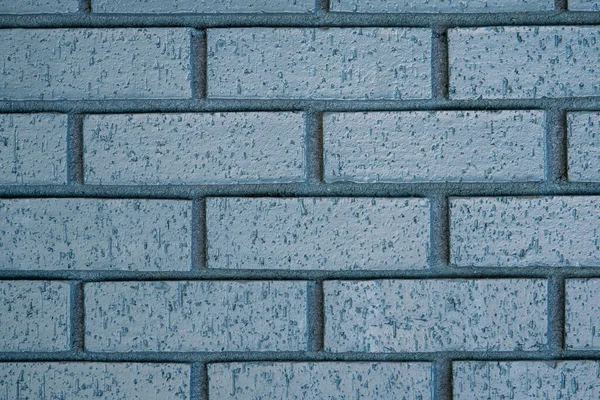 Blaue Ziegelsteinmauer Freien — Stockfoto