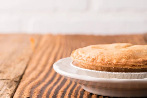 Small Sweet Apple Pie Dessert — Stock Photo, Image