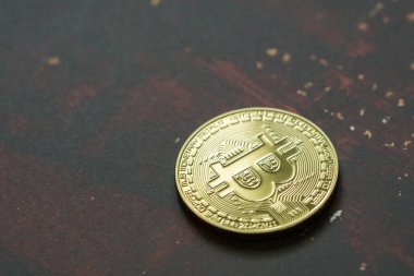 Altın bitcoin cryptocurrency sikke