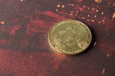 Altın bitcoin cryptocurrency sikke