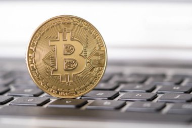 Altın bitcoin cryptocurrency sikke