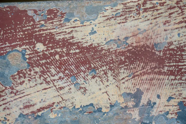 Red White Blue Weathered Old Vintage Industrial Background — Stock Photo, Image