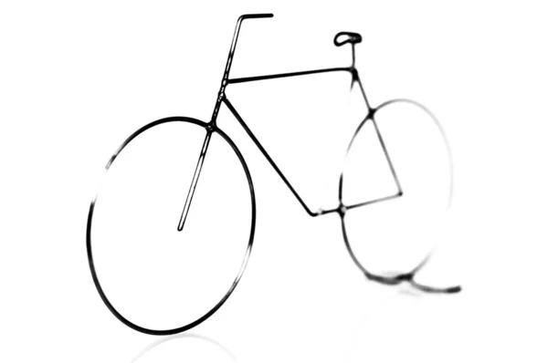 Bicicleta Carretera Recortada — Foto de Stock