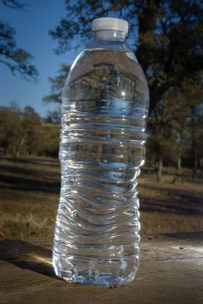 Vatten Vattenflaska Flaska Dricksvatten — Stockfoto