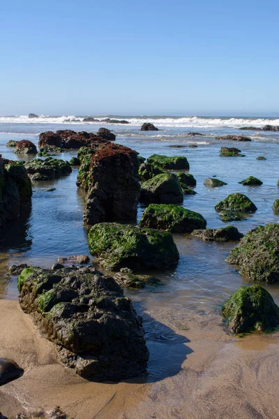Grandes Formaciones Rocosas Playa Bolos California — Foto de Stock