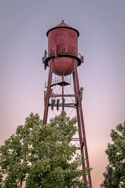 water tower with cell tower