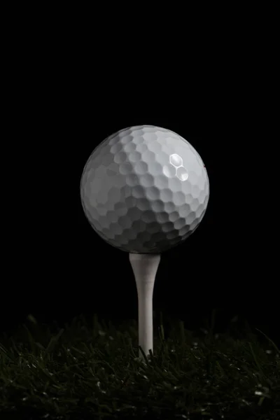 Golf Piłka Tee Podkreślony Kontrast Wysoki Epic — Zdjęcie stockowe