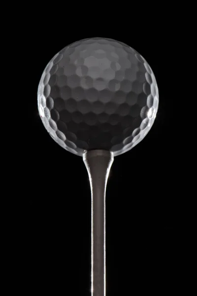 Golf Labda Tee Kiemelt Kontraszt Magas Epikus — Stock Fotó