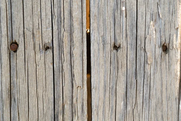 Rusty Nails Old Weathered Wood — Stock Photo, Image