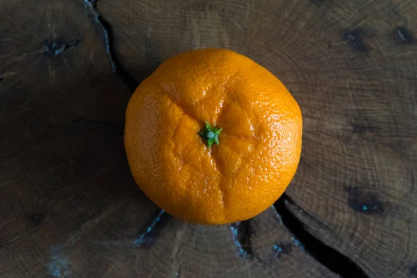 Dark Orange Top View — Stock Photo, Image
