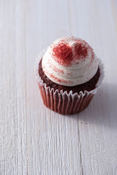 Ein Roter Samt Kuchen — Stockfoto