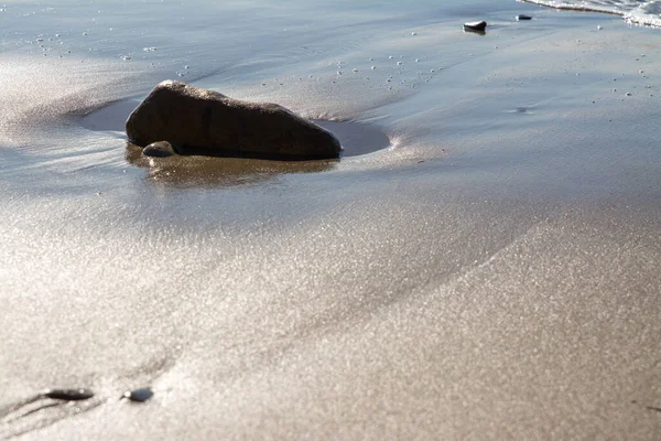 Масивні Скелі Каліфорнії Пляжу Боулінга — стокове фото