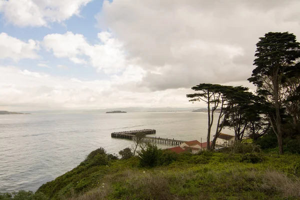 Veduta Del Molo Torpedo Alcatraz San Francisco California — Foto Stock