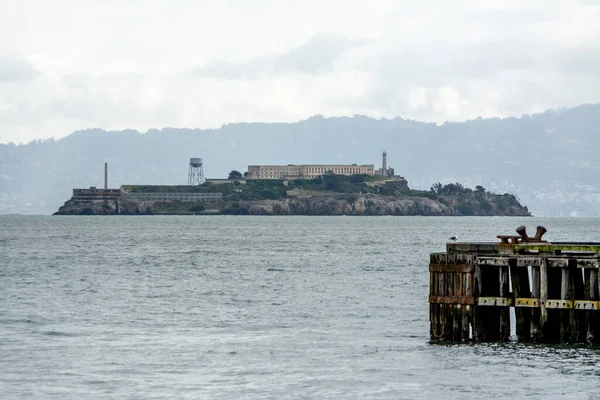 Alcatraz Ilha Prisão San Francisco Califórnia — Fotografia de Stock
