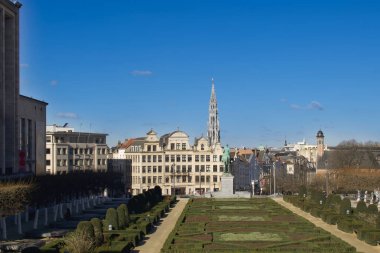 Brussels, Belgium - February 27, 2023 : Mount of the Arts