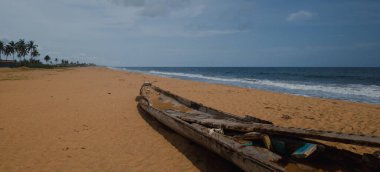 Ouidah 'da güzel bir sahil manzarası