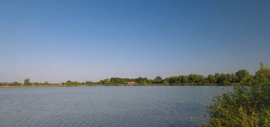 Belçika, Harchies - 5 Haziran 2023 Harchies bataklığının güzel manzarası