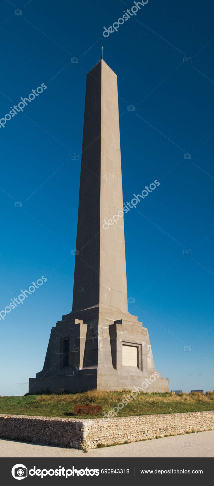 Cap Blanc Nez France October 2023 Dover Patrol Monument – Stock ...