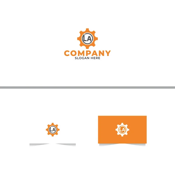 Lettera Logo Design Vector Template — Vettoriale Stock