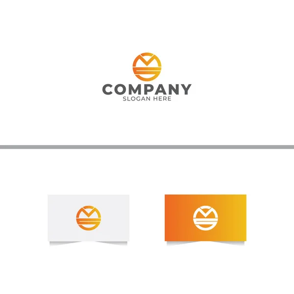 Bokstaven Och Logo Design Mall — Stock vektor