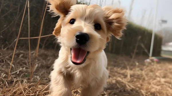 Portrait Cute Puppy — Stock Photo, Image