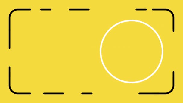 Vertical Video Computer Arrow Yellow Background Concept Arrow — Stok Video