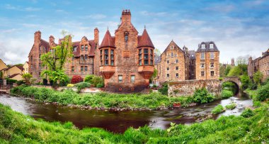 Dean village at day in Edinburgh, Scotland - UK