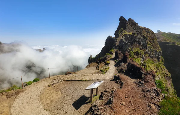 Uitzichtspunt Madeira Bij Pico Arieiro Portugal — Stockfoto