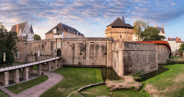 Fransa Nanste Brittany Dükleri Kalesi Chateau Des Ducs Bretagne — Stok fotoğraf