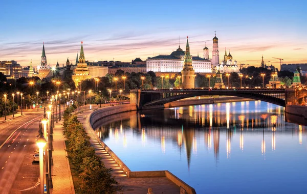 Moscow Cityscape Russia Kremlin — Stock Photo, Image