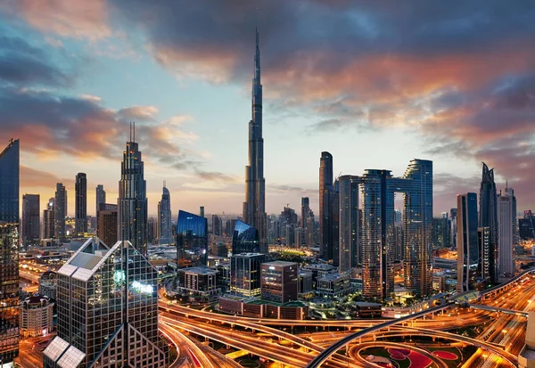 Emirates Dubai Stadsgezicht Uitzicht Lucht Verenigde Arabische Emiraten — Stockfoto