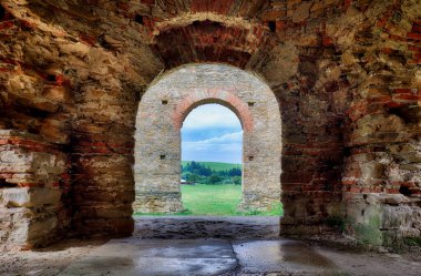 Ruins of iron smelting plant, Podbiel, Slovak republic. Architectural theme - Frantiskova huta