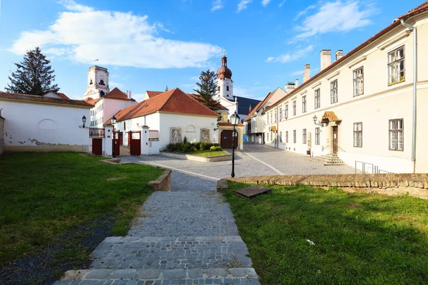 ハンガリーの教会のある旧市街 — ストック写真