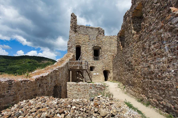 Ruin Castle Reviste River Hron Slovakia — Stock Photo, Image