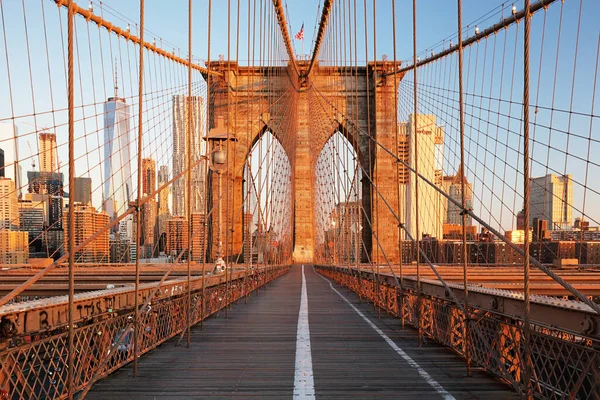 Nueva York Brooklyn Bridge Estados Unidos América — Foto de Stock