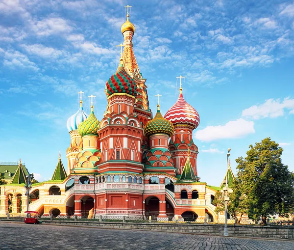 Moskova Aziz Basil Katedrali Kızıl Meydan Rusya Federasyonu — Stok fotoğraf