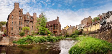 Dean village at day in Edinburgh, Scotland - UK