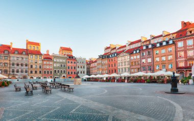 Varşova, Polonya, yaz eski kent kimse