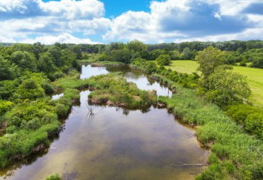 Dunajske luhy Korunan Peyzaj Bölgesi - Macaristan 'da Tuna Nehri - Slovakya sınırı