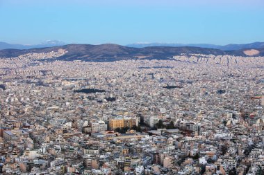 Yunanistan - Akropolis ile Atina silueti