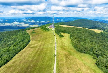 Velka Javorina 'daki kule İHA, Slovakya' dan